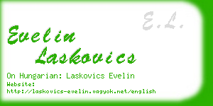 evelin laskovics business card